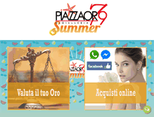 Tablet Screenshot of piazzaoro.com